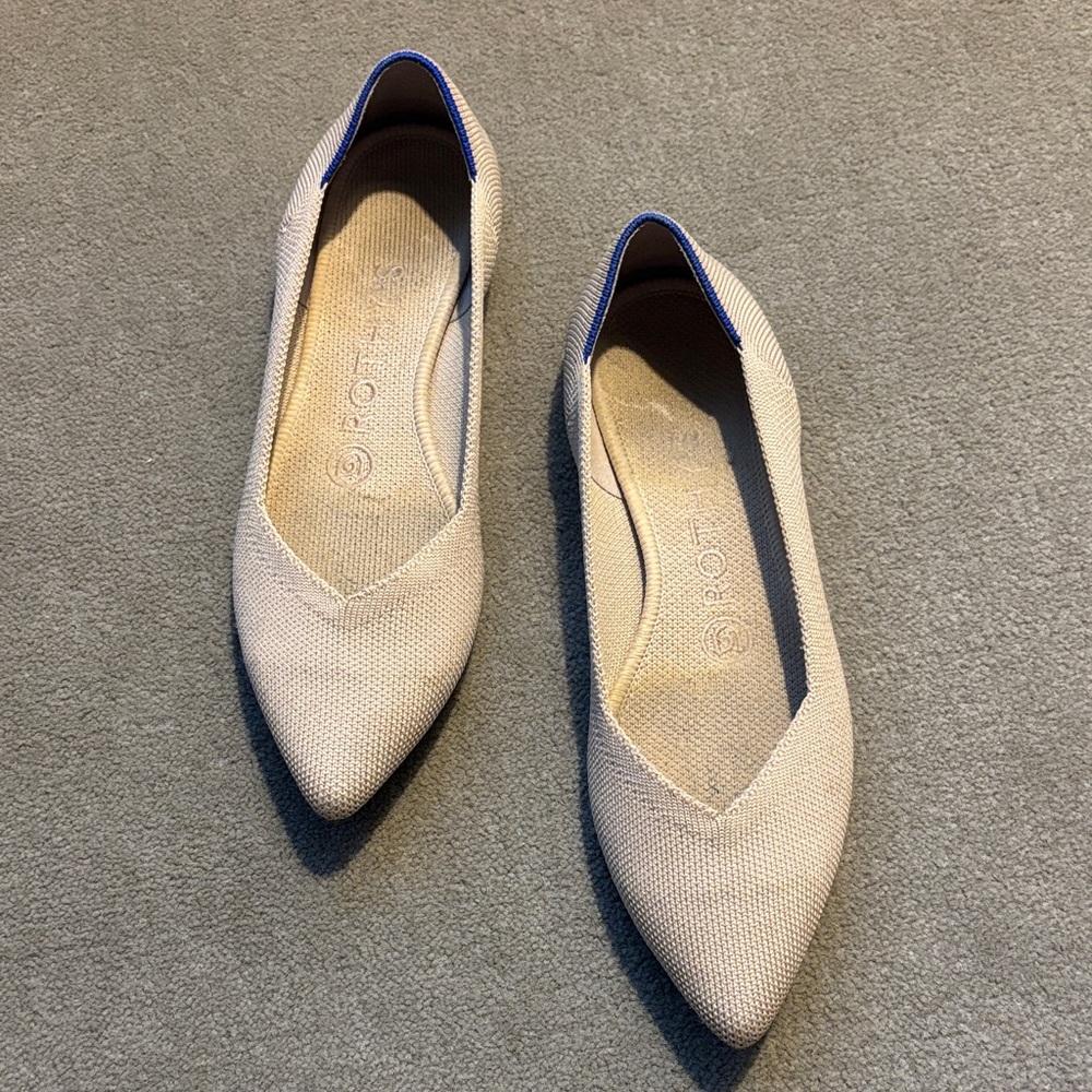 Rothy’s Cream Flats